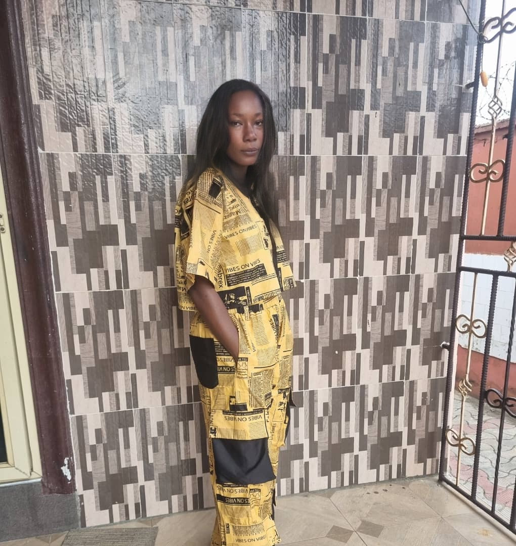 Print Cargo pants set