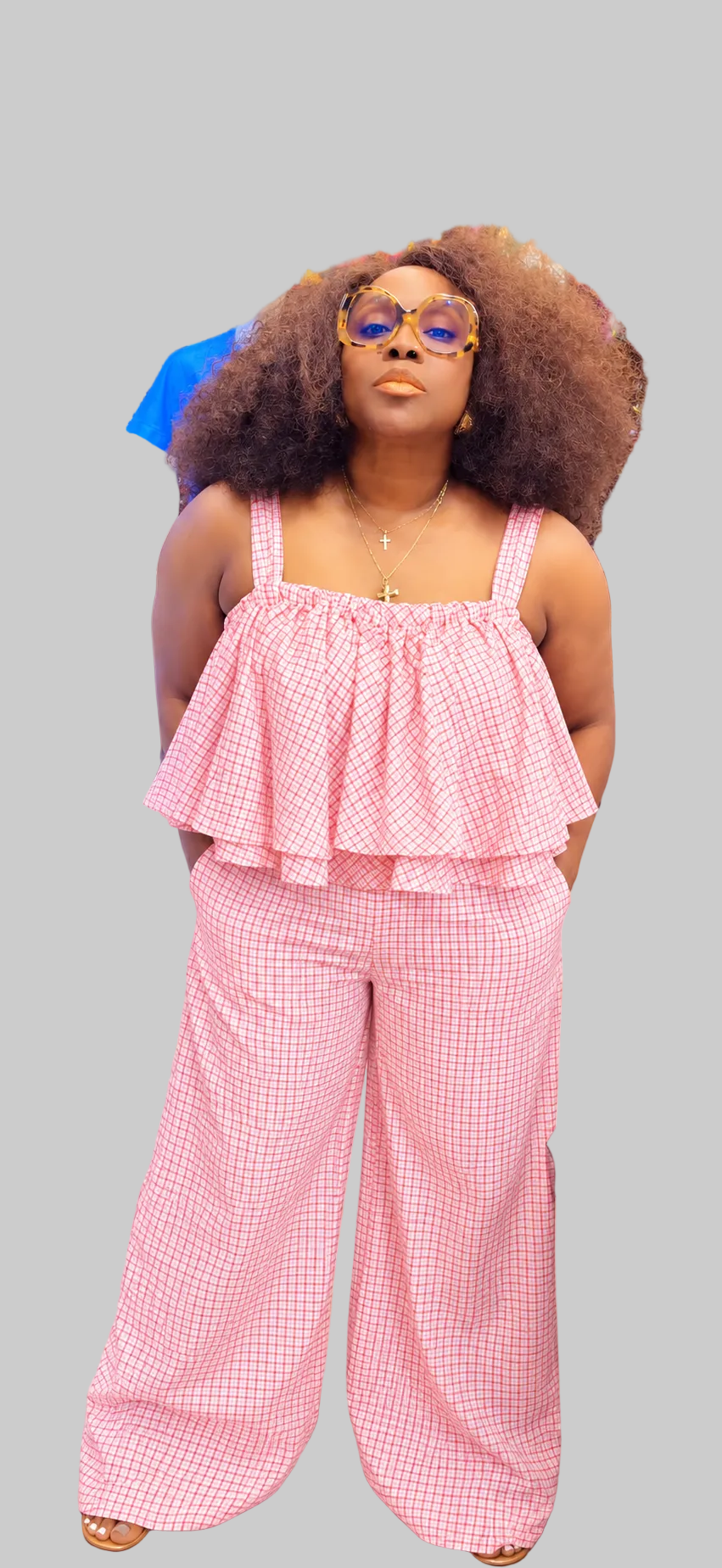 Two piece pink set