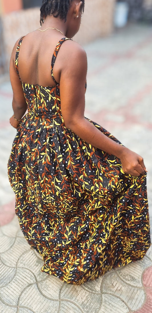 Brown  Summer Floral