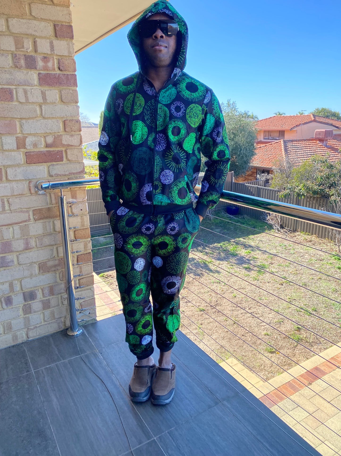 Green pupil jogger set