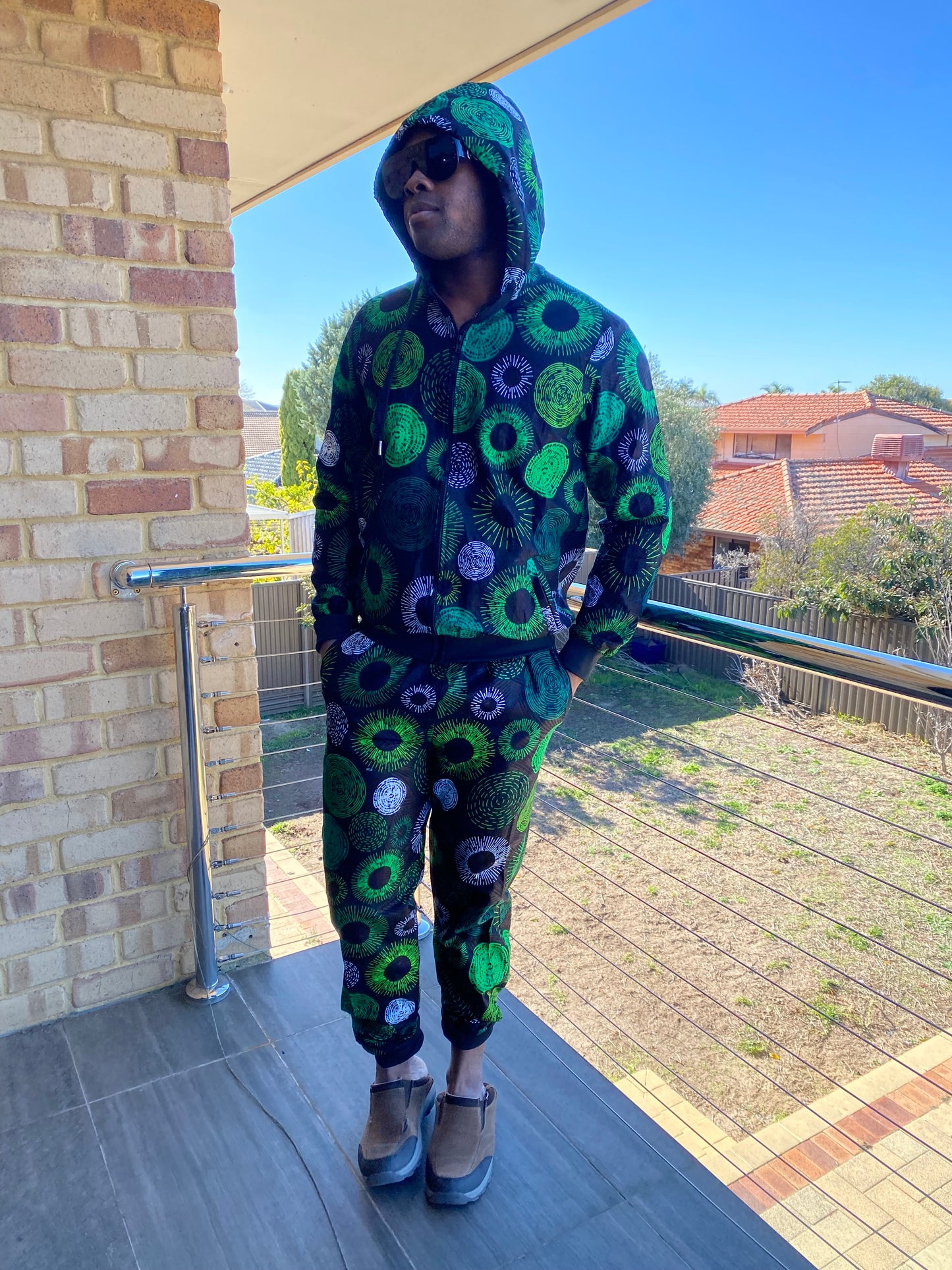 Green pupil jogger set