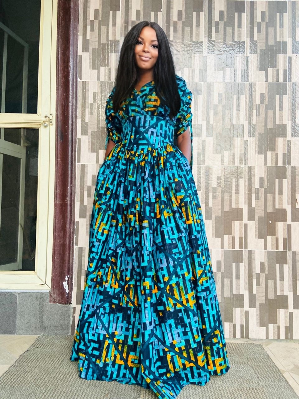 Boxed design Caribbean Maxi