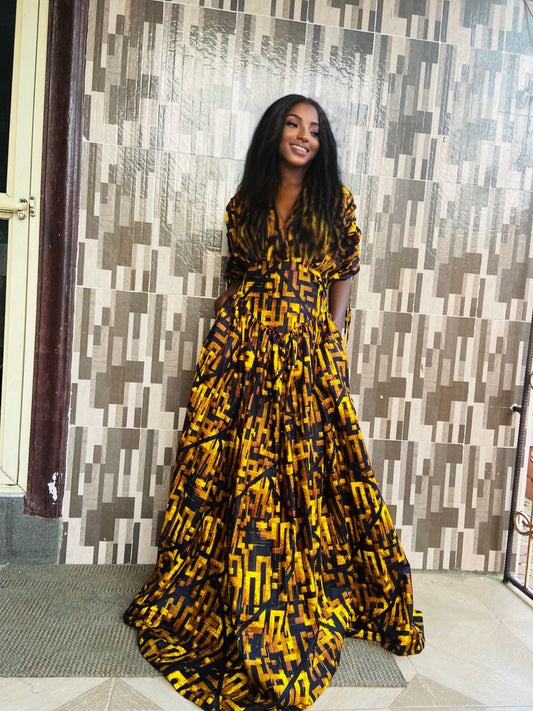 Boxed design Caribbean Maxi