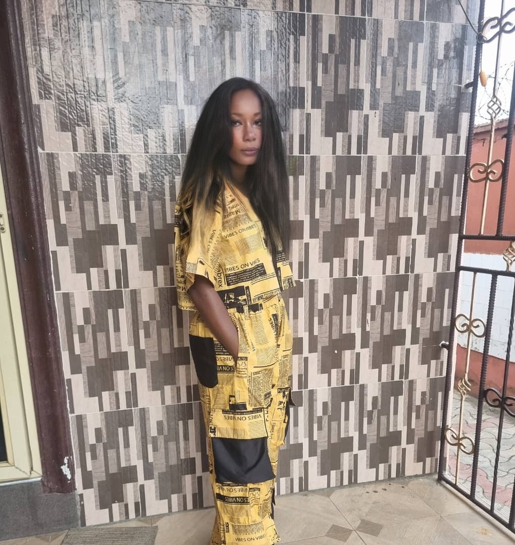 Print Cargo pants set