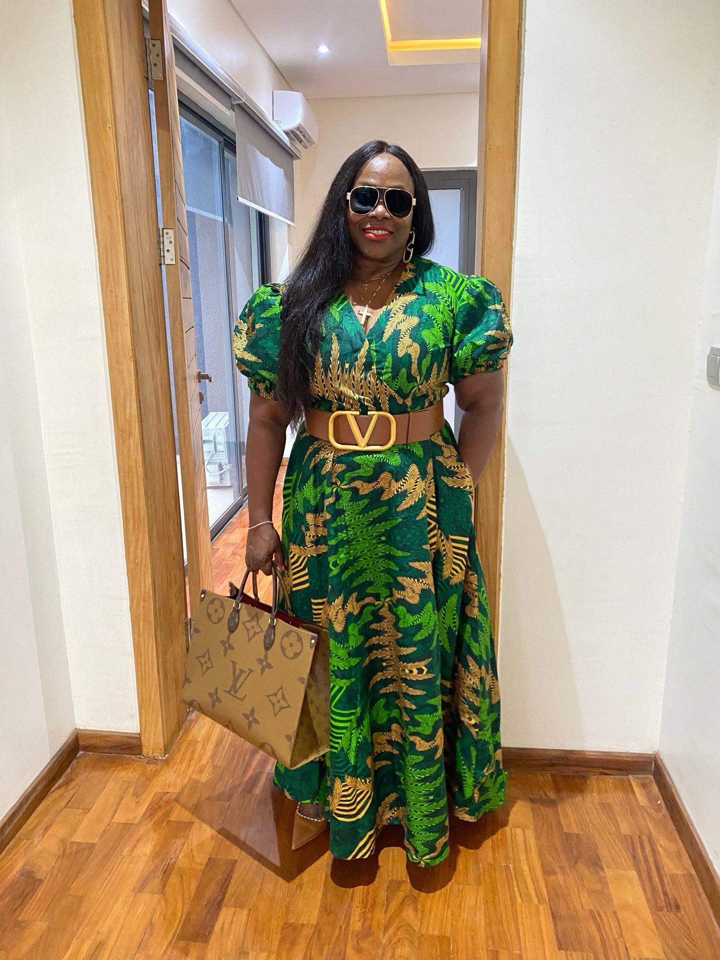 Cinderella wrap gown