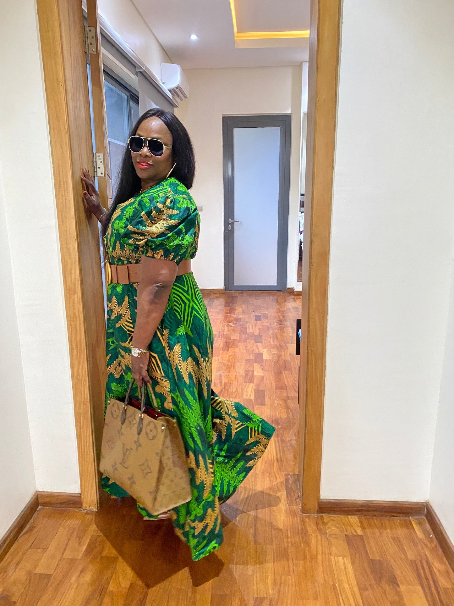 Cinderella wrap gown